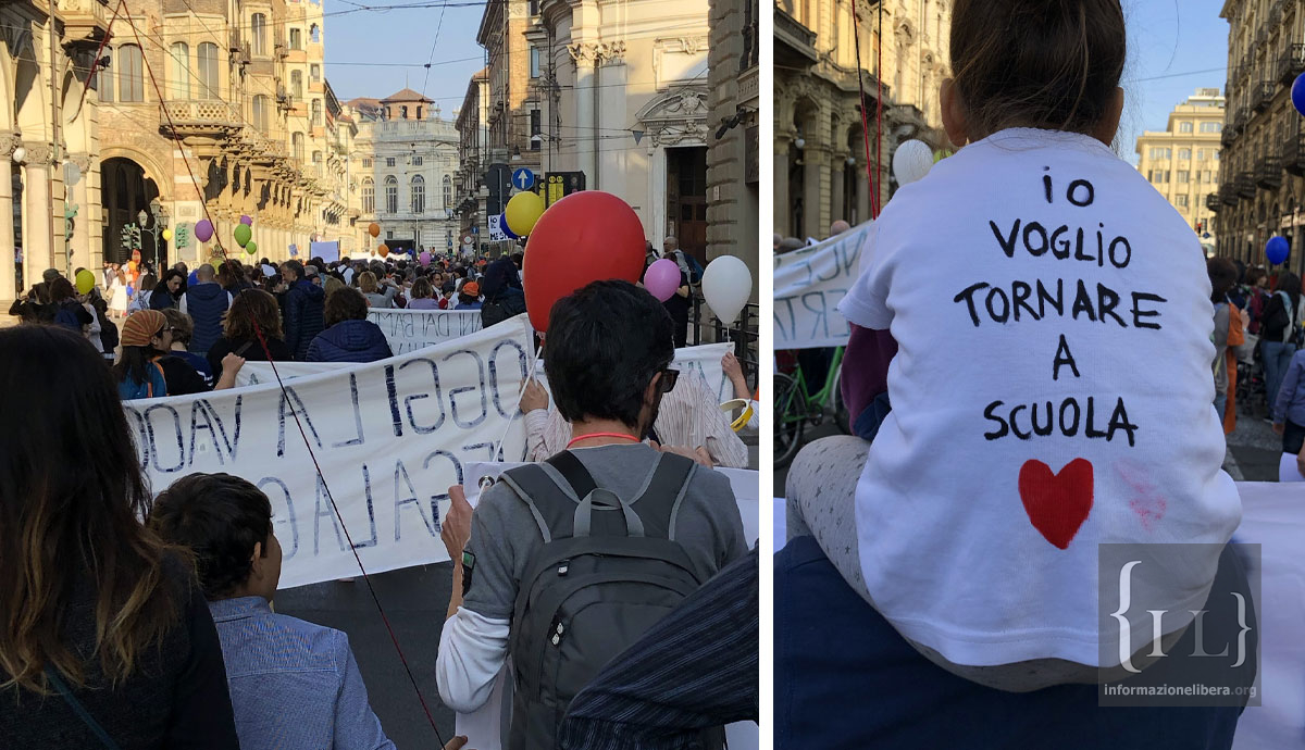 Da Torino la voce di migliaia di genitori. Libertà di cura e diritto all'istruzione