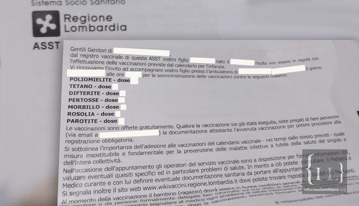 Anagrafe vaccinale: pericolosi errori, omissioni o che altro?