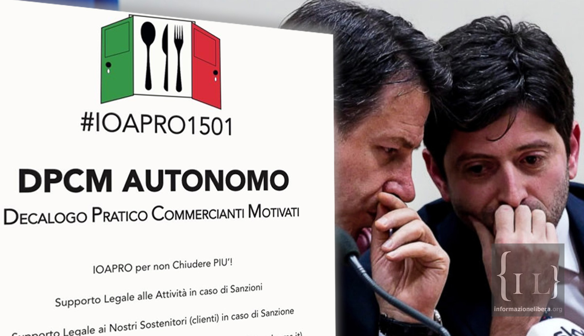 #IOAPRO1501: ristoratori da tutta Italia lanciano l'iniziativa, mentre ISS e #MinSalute sotto perquisizione da Guardia di Finanza