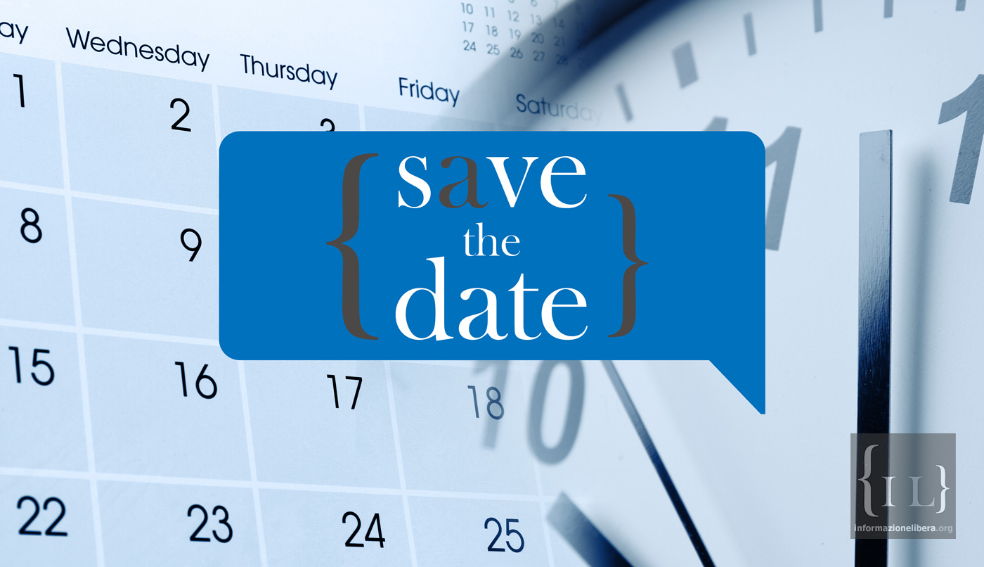 Save the Date | Calendario Eventi